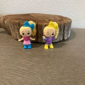 JoJo Siwa Dolls with Blue and Yellow Outfits